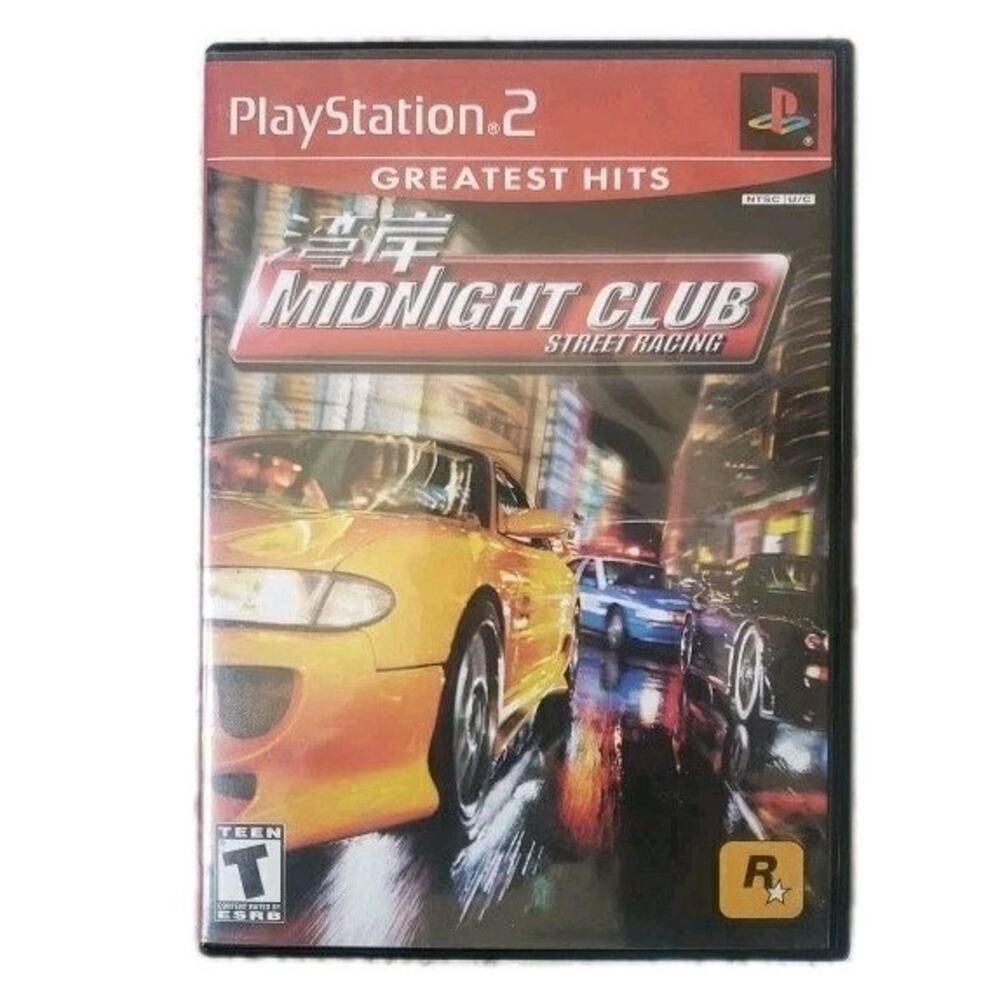 Midnight‎ Club Street Racing PS2 w/ Manual. Very Good